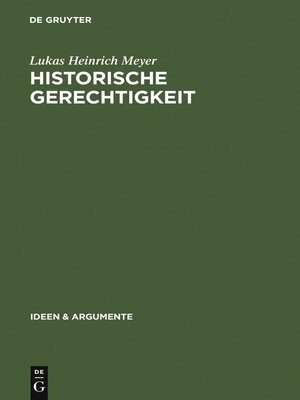 cover image of Historische Gerechtigkeit